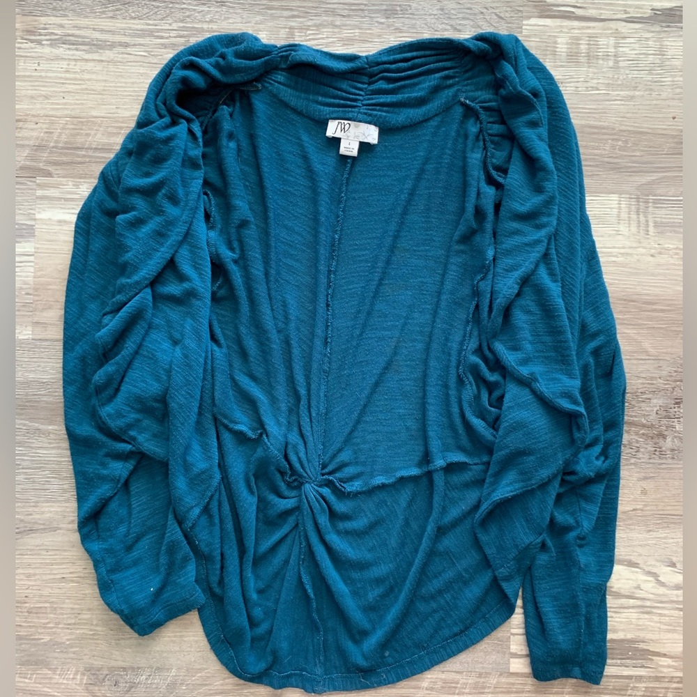 Blue cardigan